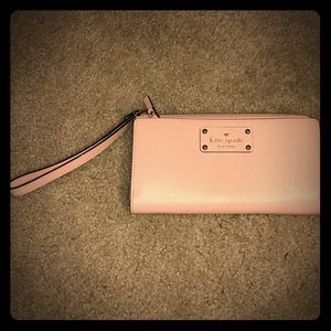 Kate Spade zip around wallet & wristlet